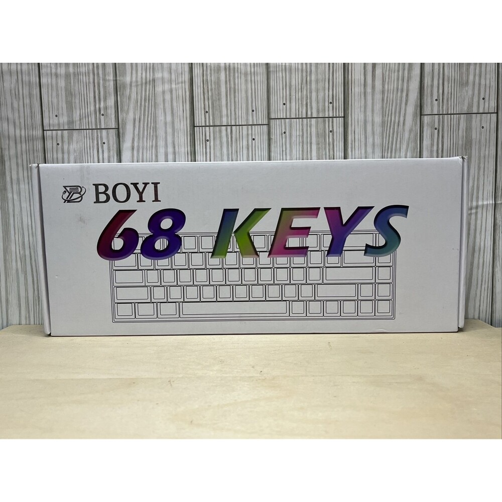 BOYI WK68 Hot-Swap RGB Mechanical Keyboard, Wireless Bluetooth 5.0/2.4G/Wired